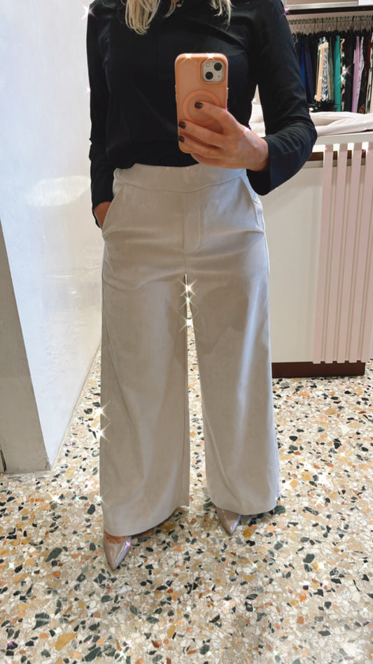 Pantalone velluto milk